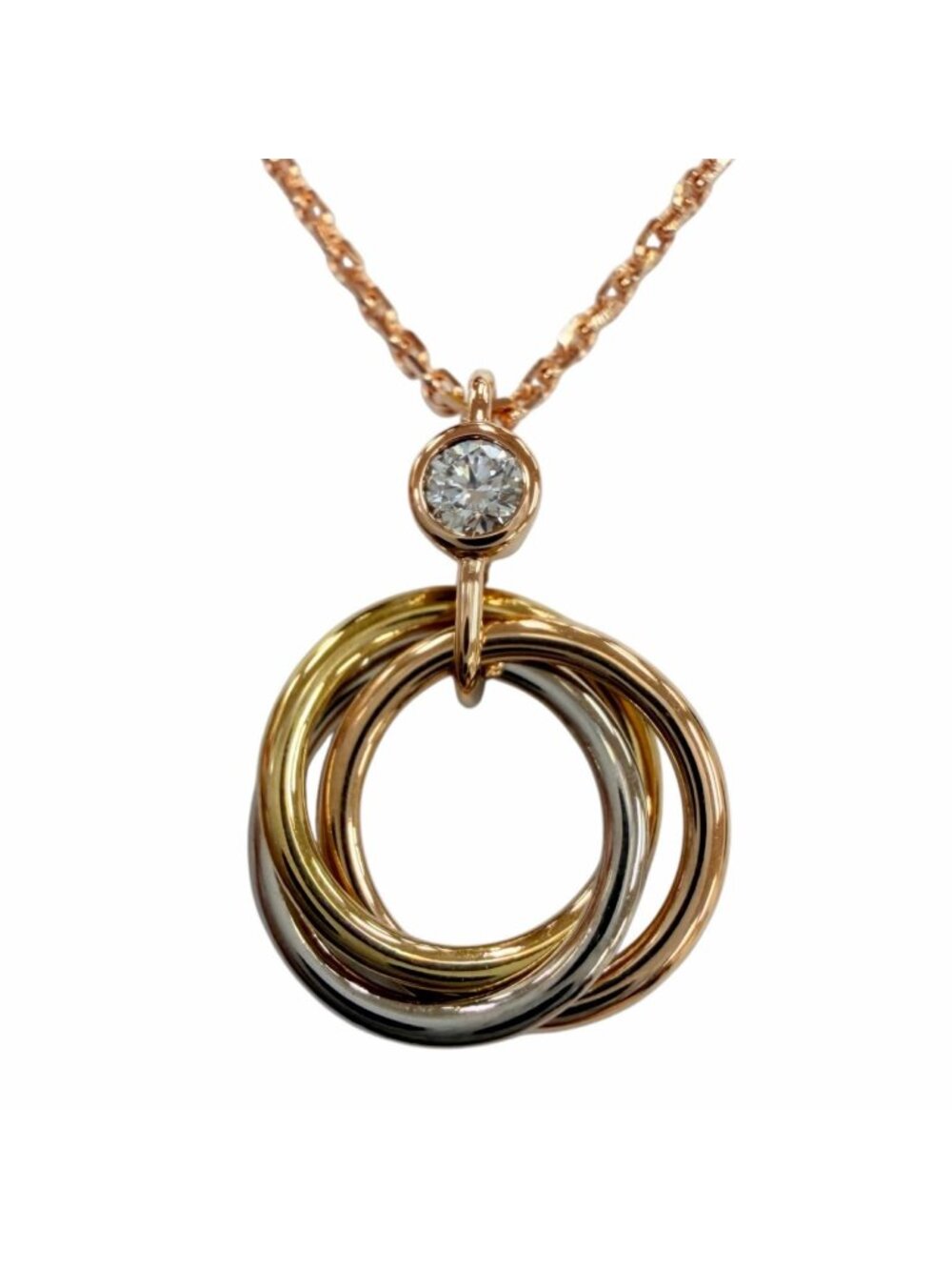 Cartier Trinity Pendant Brilliant Cut Diamond